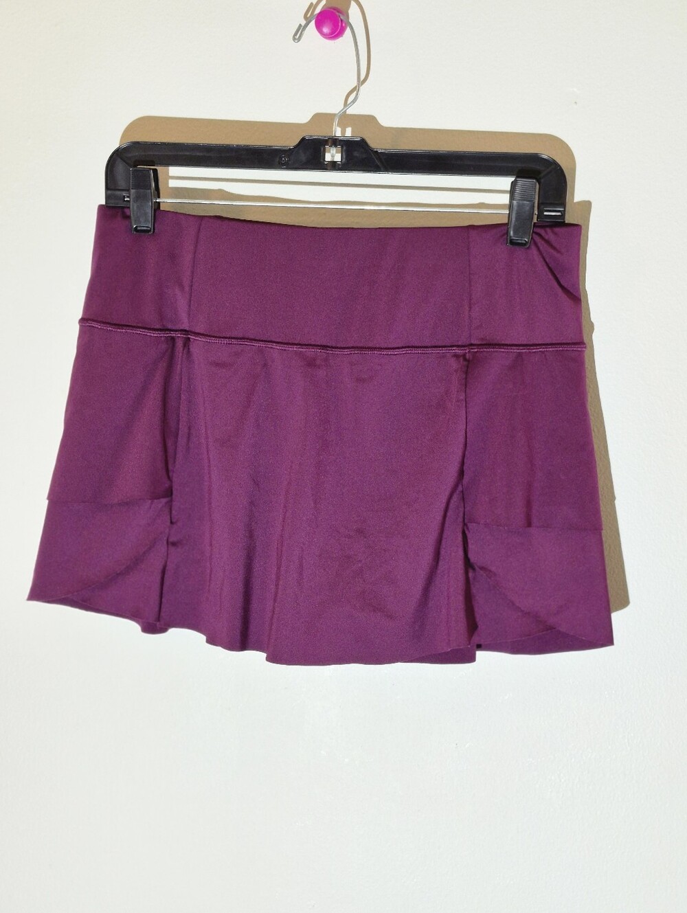 S) Athleta Deep Plum Momentum Running Tennis Skirt